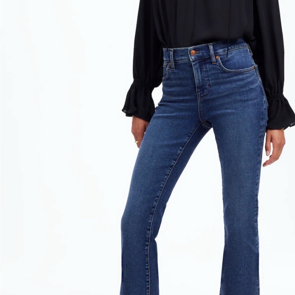 Madewell Kick out Crop in Lenoir
